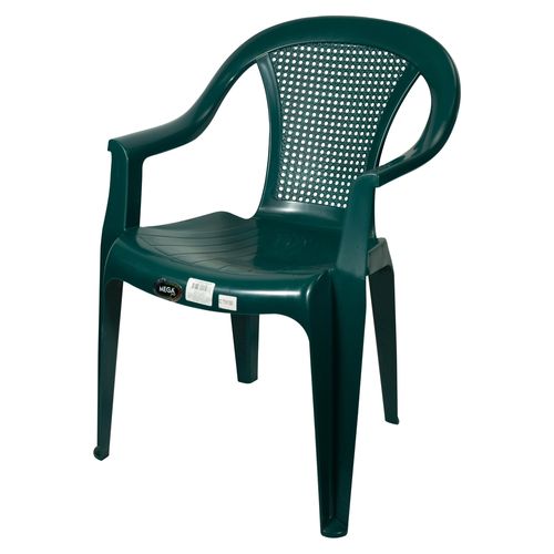 Silla Megaplast turin con brazos color verde - 1 UD