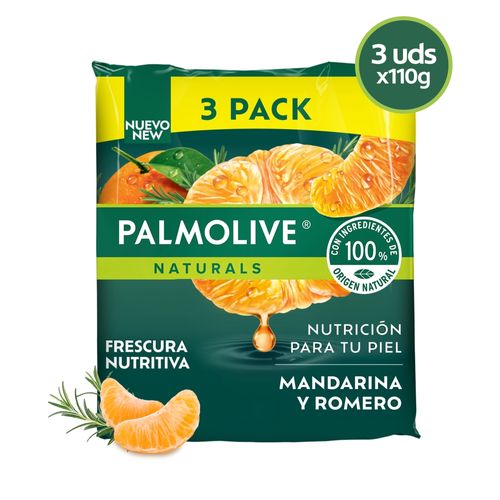 Jabón Palmolive, Mandarina Rome, 3pack -300 g