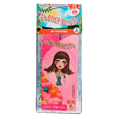 Chica Fresita Fit Chicle 3p