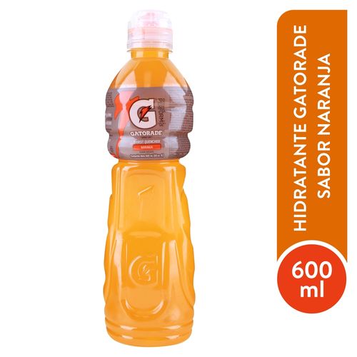 Bebida Gatorade Hidratante Sport Cap Naranja - 600 ml