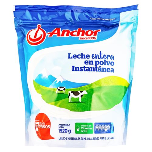 Leche Entera Anchor Bolsa 1920 g