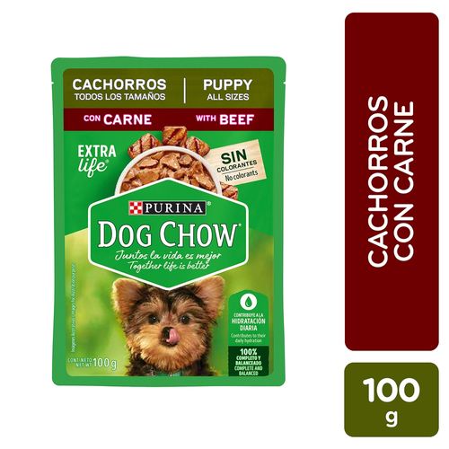 Alimento Para Mascotas Marca Dogchow Sabor A Carne - 100 g