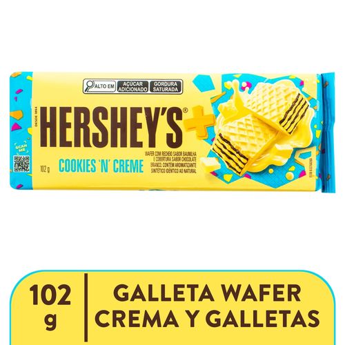 Hershey Wafers Cookies And Creamy 102 g