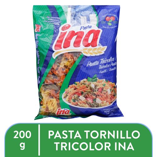 Pasta Ina Tornillo Tricol - 200 g