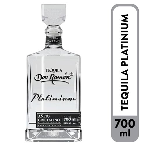 Tequila Don Ramón añejo cristalino plata - 700 ml