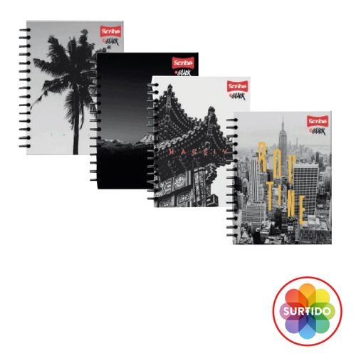 Cuaderno Scribe Espiral Inblack Ry 100h