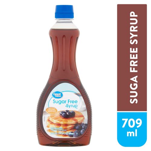 Sirope Great Value Maple Sugar Free - 709 ml