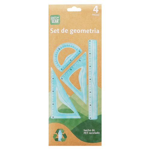 Reciclado Set Geometria Envoltorio Papel