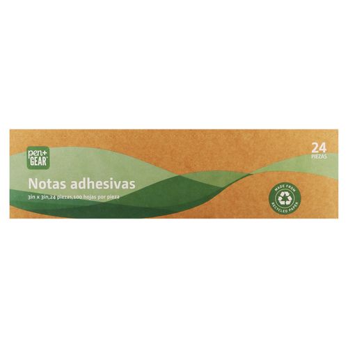 Notas Adhesivas Pen Gear reciclado -24 pzas