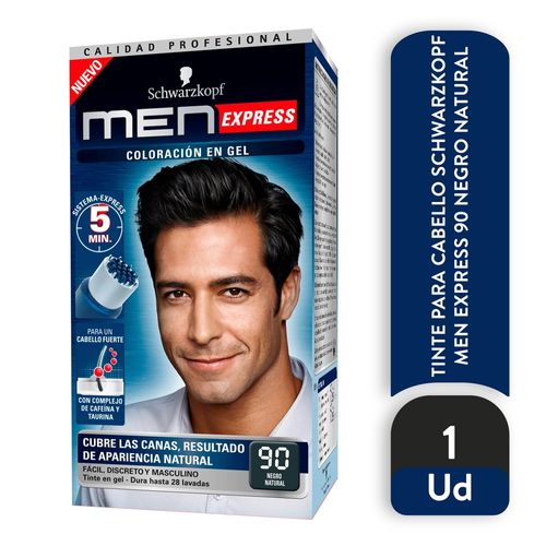 Tinte Men Express 90 Negro Natural 1Und