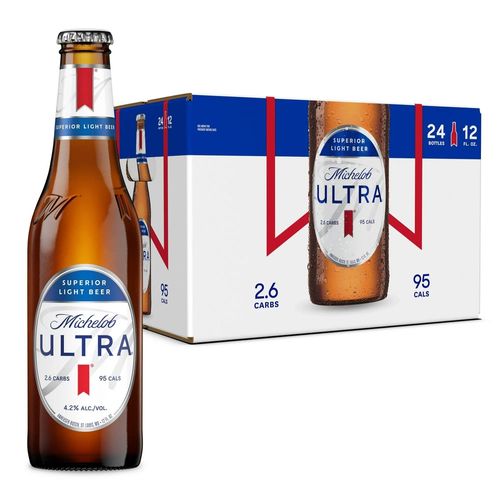 24p Michelob Ultra Vidrio 355 Ml