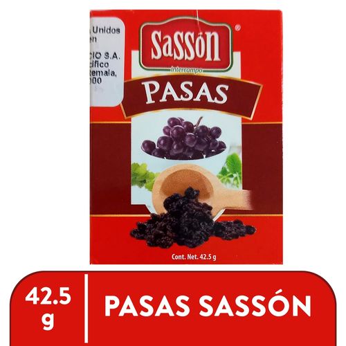 Pasas Sasson Deshidratadas 4 Pack - 170 g