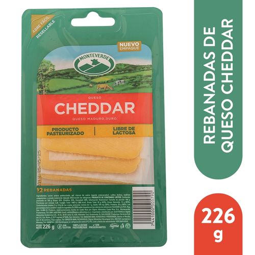 Queso Monteverde Cheddar 226g