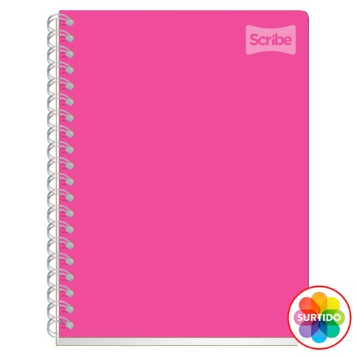 Cuaderno Scribe Espiral Polycover Cuadernoro 24p- 100 Hojas