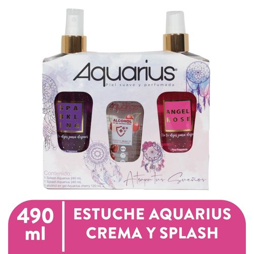 Estuche Aquarius Crema Y Splash 490Ml