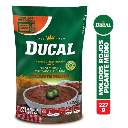 Ducal Frijol Rojo Volteado Picante 227 g