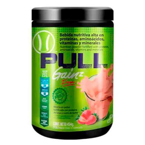 Proteína  Pull Gainz sabor  Banano Fresa - 454 g