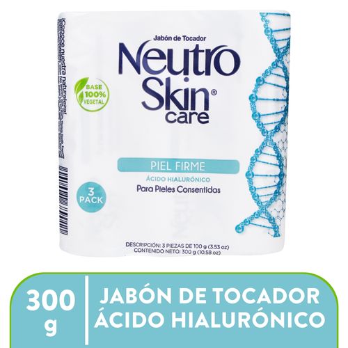 Jabón Neutroskin 3pack  Acido Hialurónico - 300 g