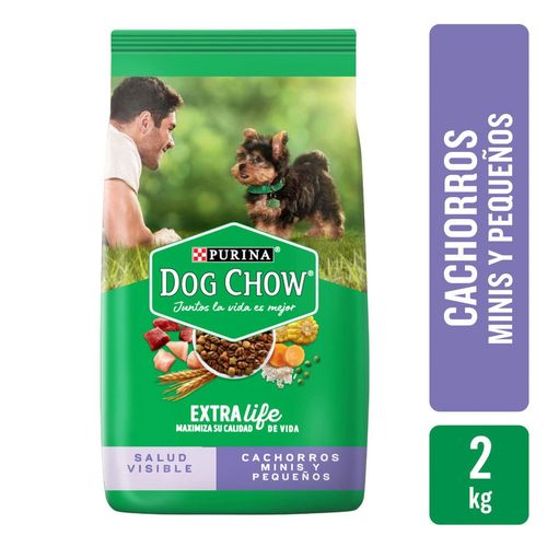 Alimento Perro Cachorro Purina Dog Chow Minis y Pequeños -2kg