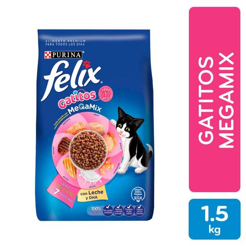 Comida para Gatitos Felix Megamix 1.5 kg