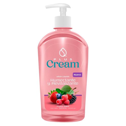 Jabón Líquido Plus Cream frutos rojos - 500 ml