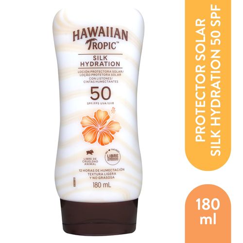 Protector solar Hawaiian Tropic silk hydration FPS 50 - 180 ml
