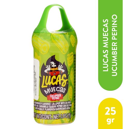 Dulces Lucas Muecas Pepino Chile - 25 g