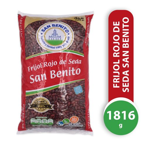 Frijol Rojo de Seda, San Benito - 1,816 g