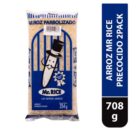 Arroz Mr rice recocido 2 pack -708 g