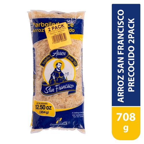 Arroz San Francisco precocido 2 pack -708 g