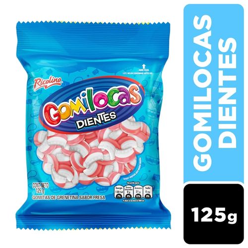 Gomitas Ricolino Gomilocas Dientes - 125 g