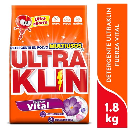 Detergente Ultraklin Fuerza Solar -1.8 kg