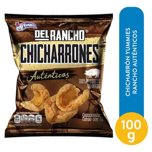 Chicharron Yummies Rancho Auntenticos - 100 g
