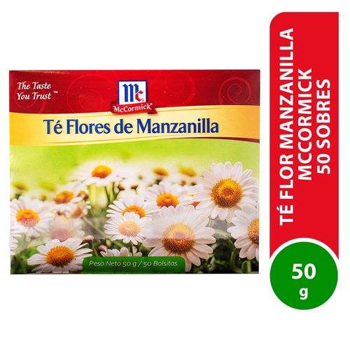 Té Flores Manzanilla Mccormick - 50 g