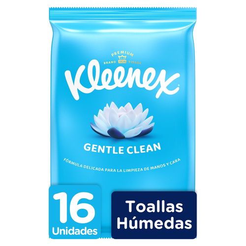 Toallas Húmedas Kleenex Gentle Clean - 16 Unidades