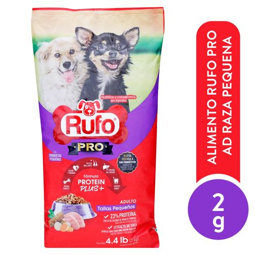Alimento Rufo Pro Tallas Pequenas 2000gr