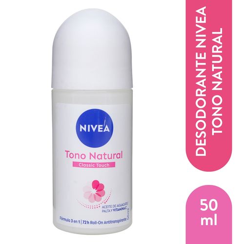 Desodorante  Nivea Rollon Fem Tono Natural 50 ml