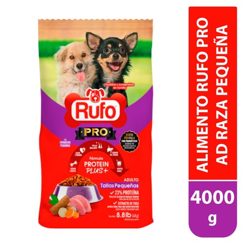 Alimento Rufo Pro Tallas Pequenas 4000gr