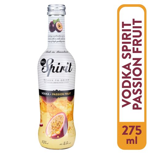 Bebida alcohólica Spirit con vodka passion fruit piña - 275 ml