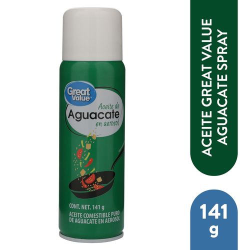 Aceite Great Value Aguacate Spray 141 G