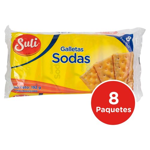 Galleta Suli Soda 8 Unidades - 192 g