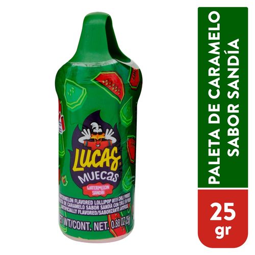 Paleta Lucas Muecas Sandia Chile - 24 g