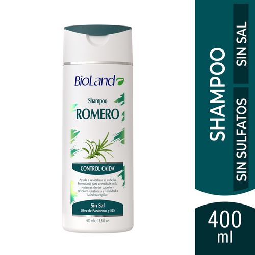 Shampoo Bioland Romero Control Caída - 400ml