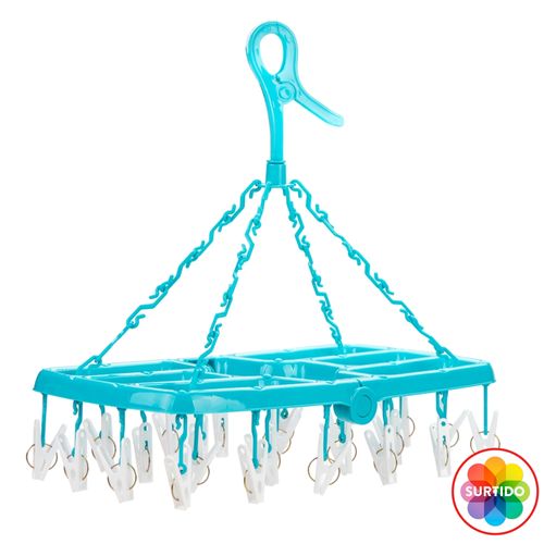 Colgador Mainstays para ropa con forma rectangular surtido -24 pzas