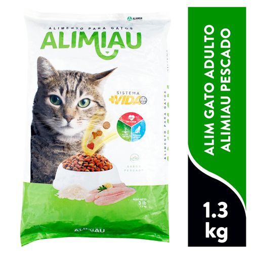 Alimento Alimiau para Gato Adulto - 1500 g