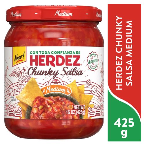 Herdez Chunky Salsa Medium  425Gr