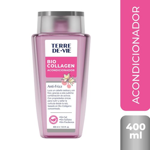 Acondicionador Bio Collagen Terre De Vie Anti-Frizz - 400 ml