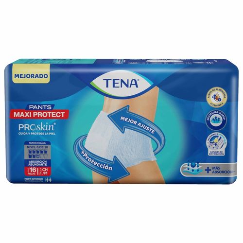 Pants Tena Maxi Protect Talla M - 16 Unidades