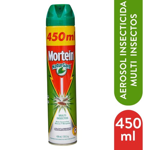 Insecticida Mortein Multi Insectos Olor Suave Aerosol - 450 ml