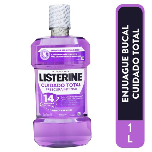 Enjuague bucal Listerine cuidado total - 1 L